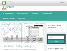 Tablet Screenshot of fenbilimi.net